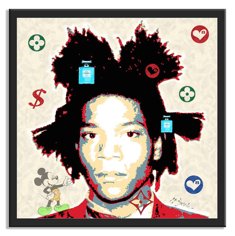 Original Pop Art Portrait Printmaking by Dr eight LOVE