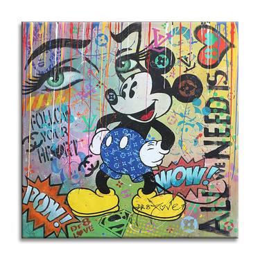 Original Pop Art Comics Paintings by Dr eight LOVE