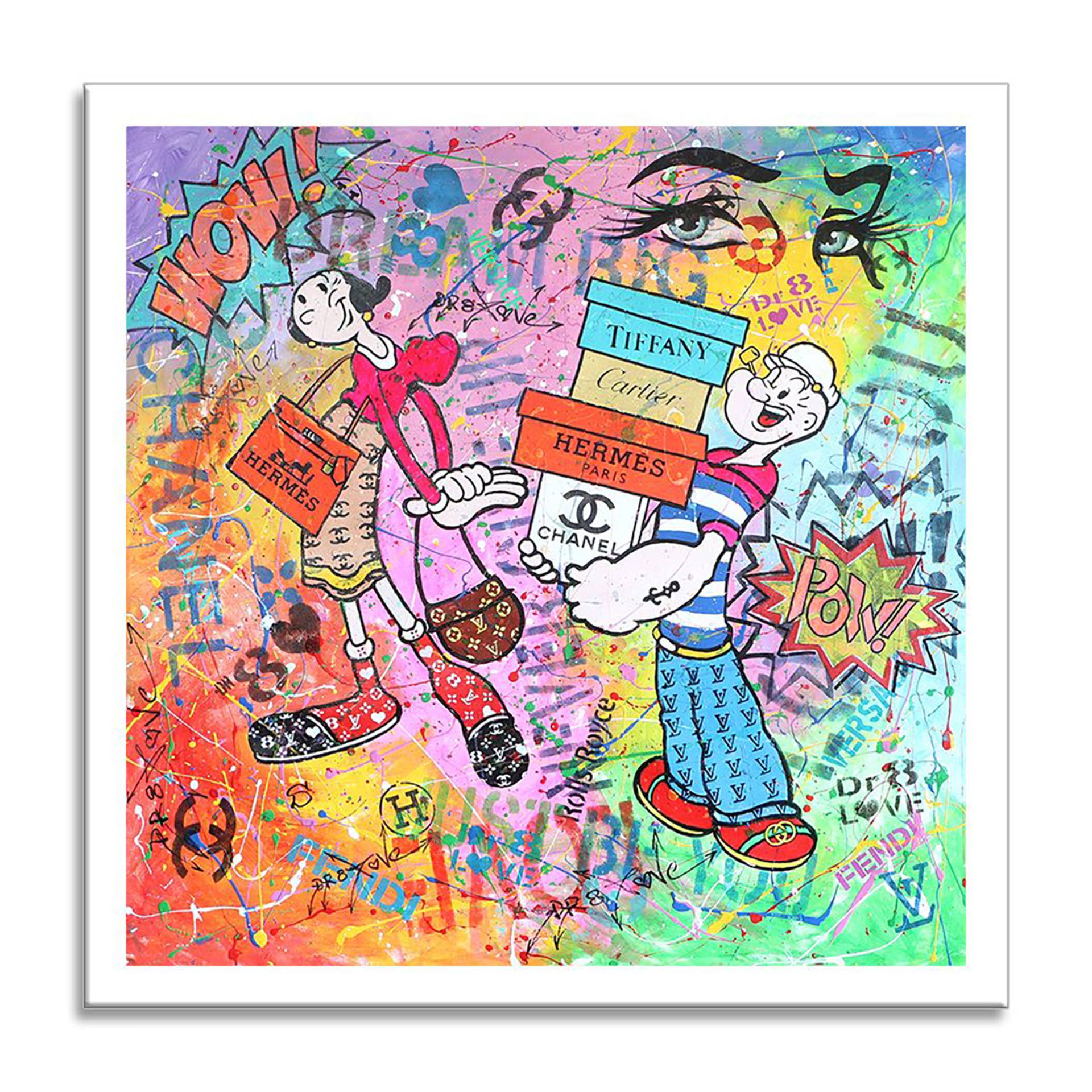 Dr8love Street Pop Art, Original Paintings Limited Editions Paper & canvas