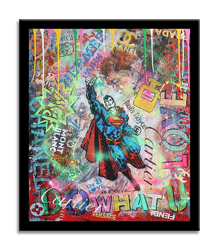 Original Pop Art Comics Painting by Dr eight LOVE