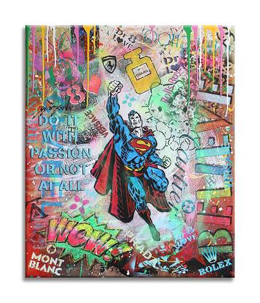 Original Comics Paintings by Dr eight LOVE