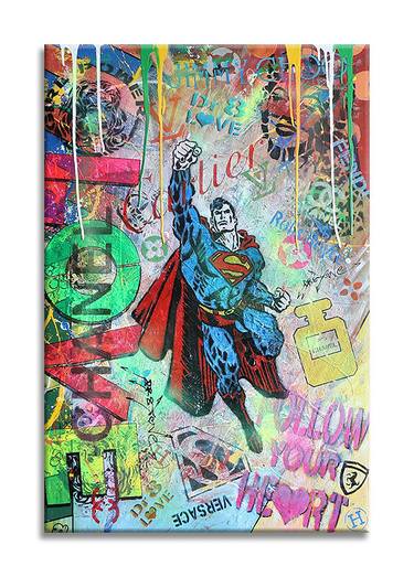 Superman Follow your heart - Canvas - Limited Edition of 80 thumb