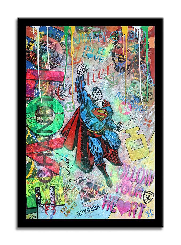 Original Pop Art Comics Printmaking by Dr Eight Love