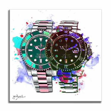 Rolex Time is an Illusion - Canvas - Limited Edition of 77 thumb