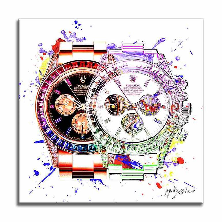 Original Fashion Printmaking by Dr Eight Love  Modernism Art on Paper  Rolex First Time  Paper  Limited Edition of 77