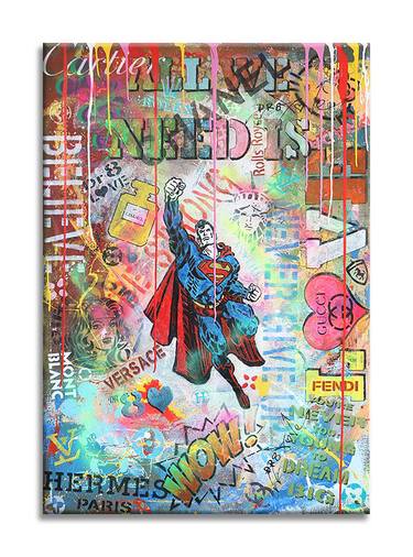 Superman All we need is - Canvas - Limited Edition of 80 thumb