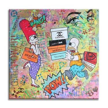 Simpsons Hermes shopping - Canvas - Limited Edition of 80 thumb