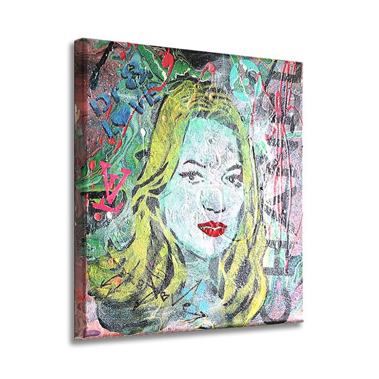 Original Pop Art Celebrity Painting by Dr eight LOVE