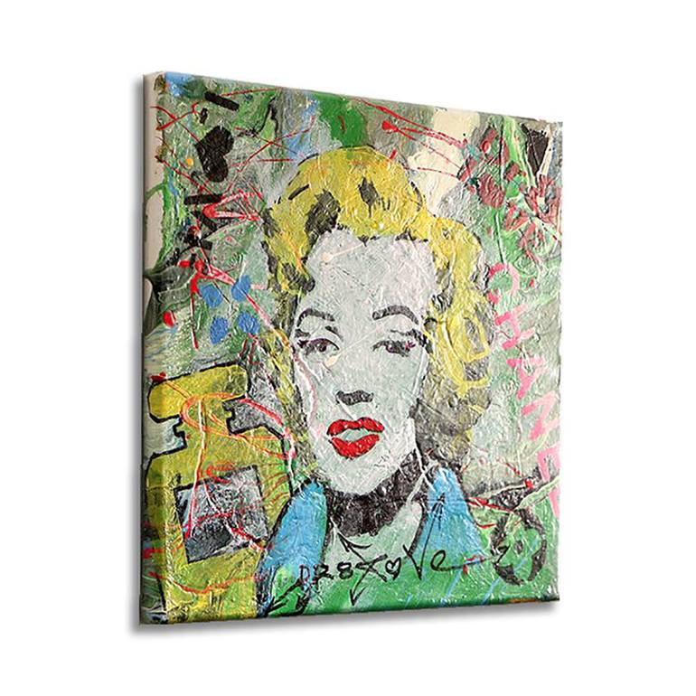 Original Pop Art Celebrity Painting by Dr eight LOVE