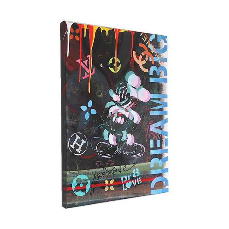 Original Abstract Comics Painting by Dr Eight Love