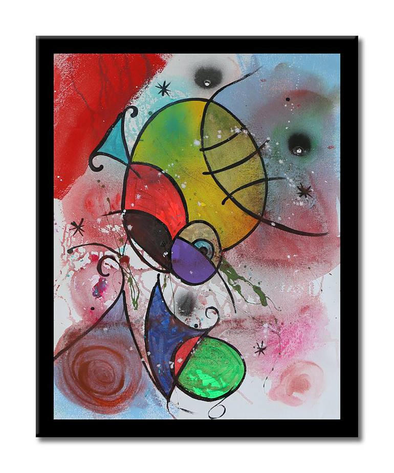 Original Abstract Expressionism Abstract Painting by Dr eight LOVE