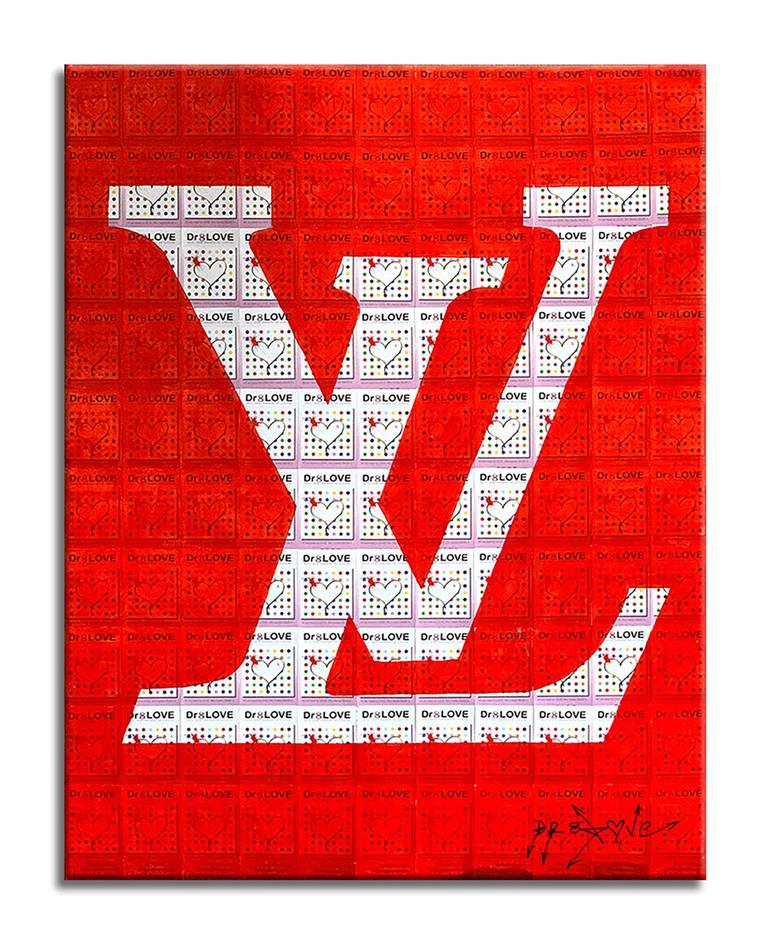 Louis Vuitton-Red - Paper - Limited Edition of 50 Printmaking by