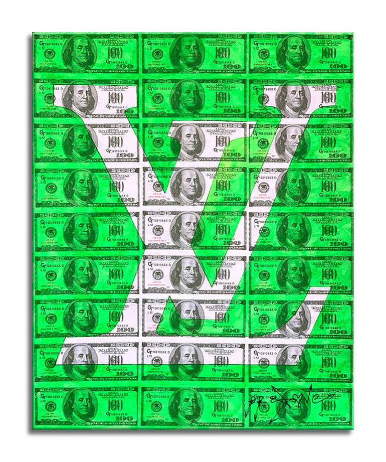 Original Fashion Printmaking by Dr Eight Love | Other Art on Canvas | Louis Vuitton-Green - Canvas - Limited Edition of 50