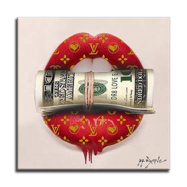 Kiss my Money - Canvas - Limited Edition of 70 thumb