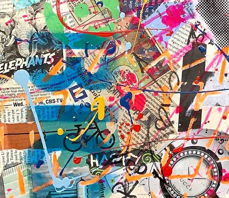 Original Pop Art Portrait Printmaking by Dr Eight Love