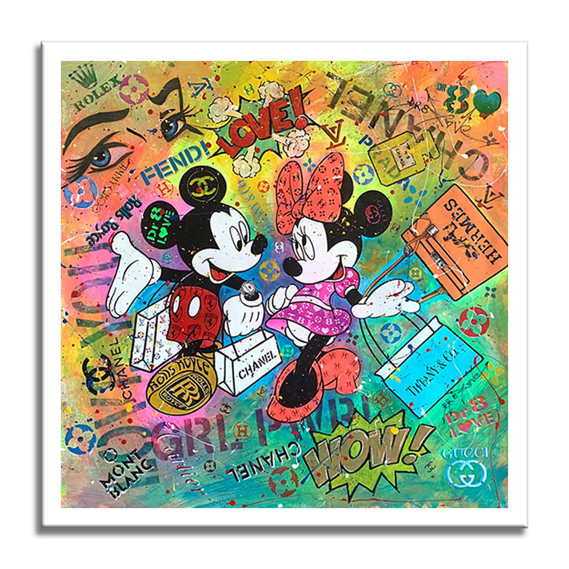 Dr8love Street Pop Art, Original Paintings Limited Editions Paper