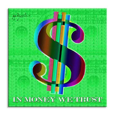 In Money we Trust-Green – Canvas - Limited Edition of 88 thumb