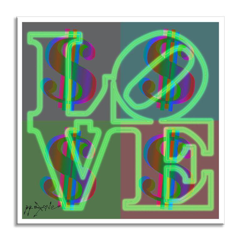 Original Love Printmaking by Dr eight LOVE