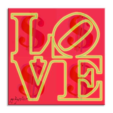 Original Pop Art Love Printmaking by Dr eight LOVE