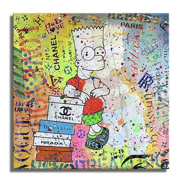 Original Pop Art Cartoon Printmaking by Dr Eight Love