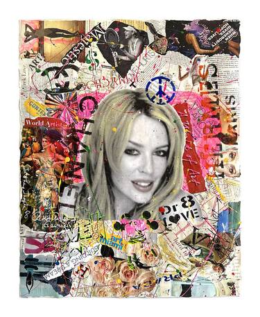 Kylie Minogue A Dream – Original Painting on Paper thumb