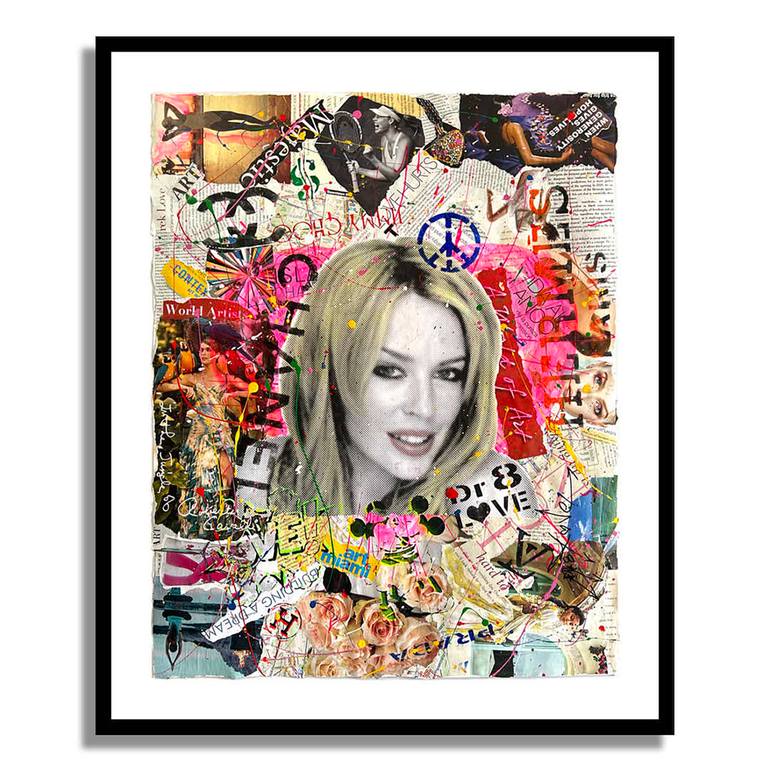 Original Pop Art Portrait Printmaking by Dr Eight Love