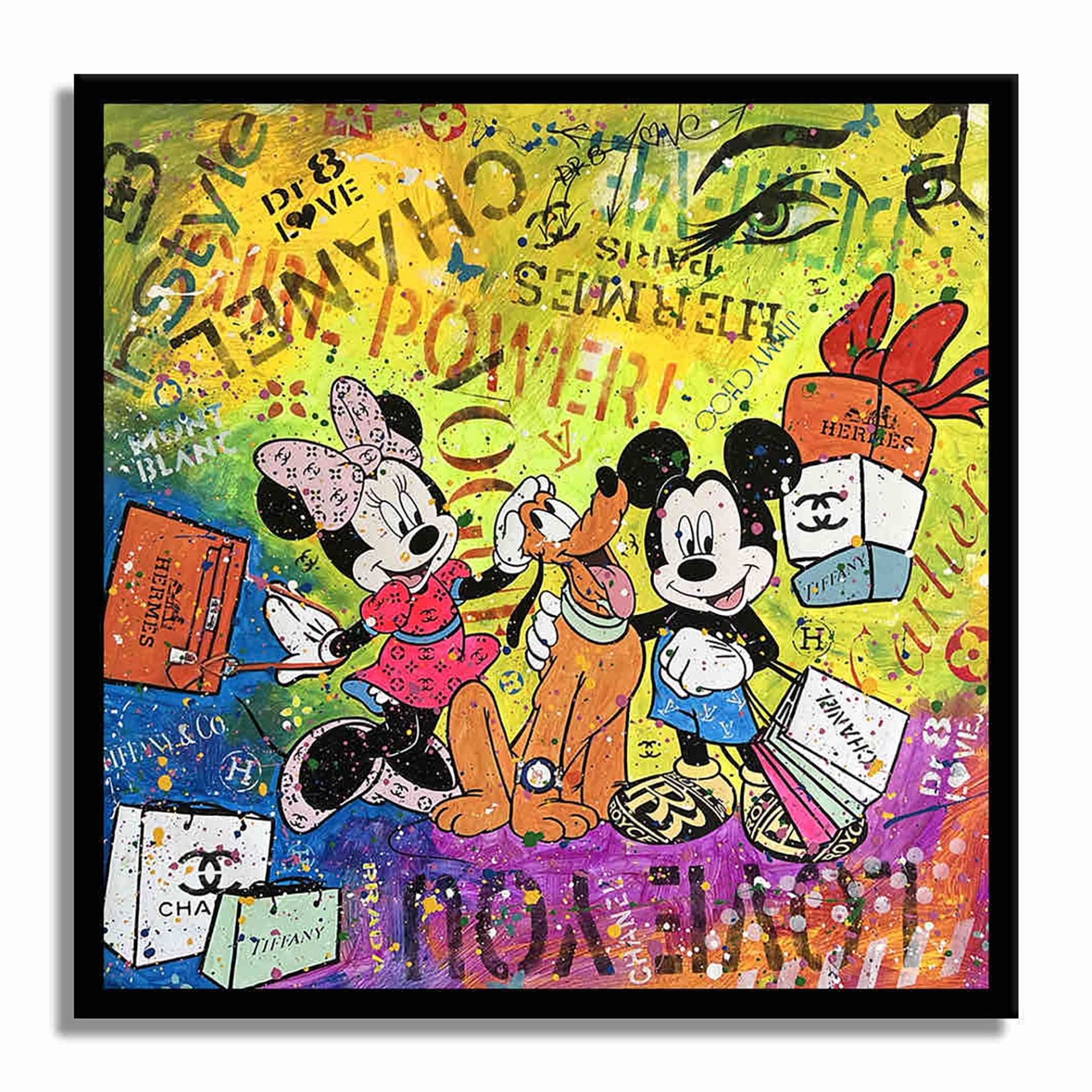 Kiss my Money - Canvas - Limited Edition of 70 Printmaking by Dr eight LOVE