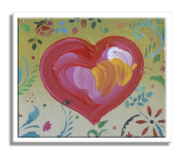 Original Pop Art Love Painting by Dr eight LOVE