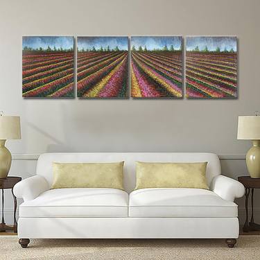 Spring Tulips – Original Painting on canvas thumb
