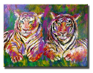 Tigers – Original Painting on canvas thumb