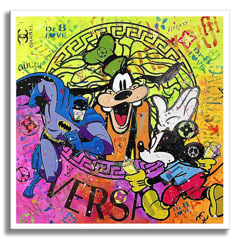 Original Pop Art Cartoon Printmaking by Dr eight LOVE