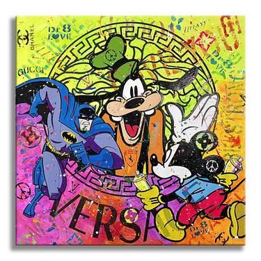 Original Street Art Cartoon Printmaking by Dr eight LOVE