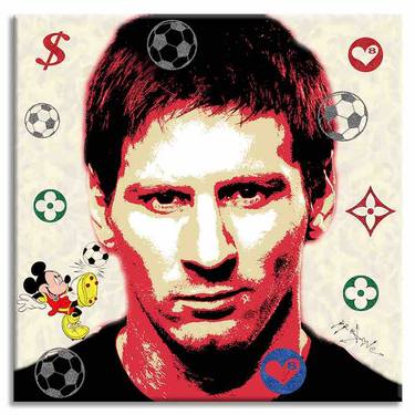 Messi Argentina – Canvas -  Print Limited Edition thumb