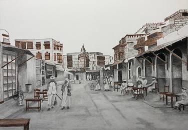 Jeddah Street Scene, 1920s thumb