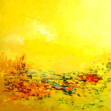 Original Abstract Landscape Paintings by Saroja La Colorista