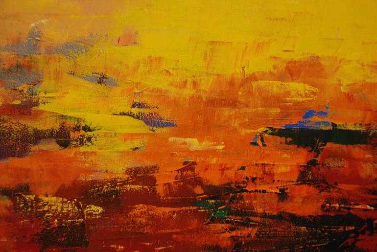 Original Landscape Painting by Saroja La Colorista
