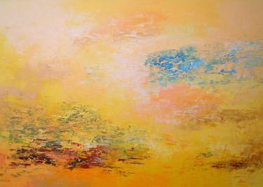 Original Abstract Landscape Paintings by Saroja La Colorista