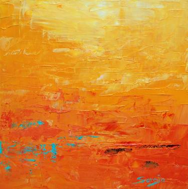 Original Abstract Landscape Paintings by Saroja La Colorista