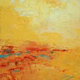 Collection small square oils on wood 19 x 19 cm (7.48 x 7.48")