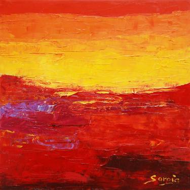 Red Landscape (#1280-19Q) thumb