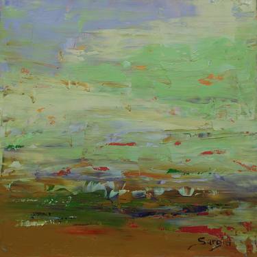 Original Abstract Landscape Paintings by Saroja La Colorista