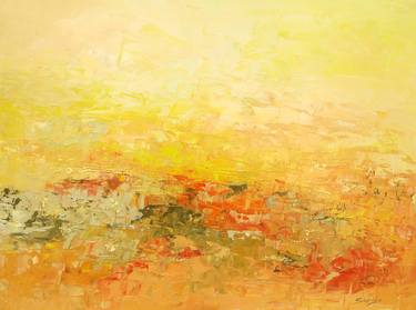 Original Abstract Landscape Paintings by Saroja La Colorista