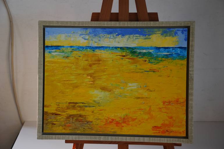 Original Seascape Painting by Saroja La Colorista