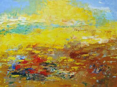Print of Abstract Landscape Paintings by Saroja La Colorista