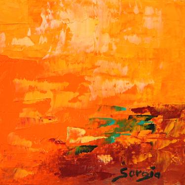 Original Abstract Landscape Paintings by Saroja La Colorista