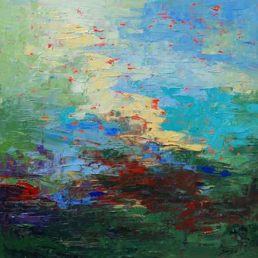 Print of Abstract Landscape Paintings by Saroja La Colorista
