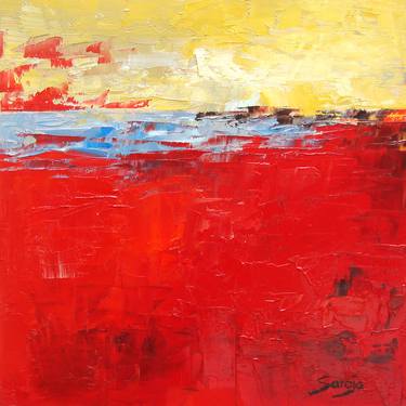 Print of Abstract Seascape Paintings by Saroja La Colorista