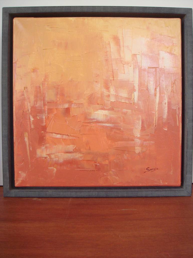 Original Abstract Expressionism Abstract Painting by Saroja La Colorista