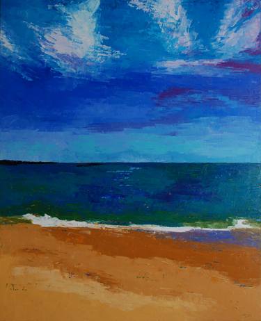 Original Seascape Paintings by Saroja La Colorista