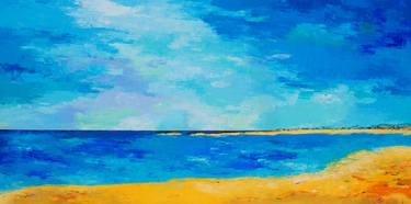 Print of Abstract Seascape Paintings by Saroja La Colorista